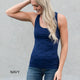 Mid-Length Racerback Tank | Ribbed