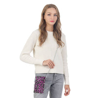 Sequined Mini Phone Sling Bag