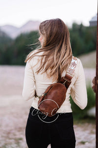 Sarah Shoulder Sling Bag - Coffee Hip Hippie RTS