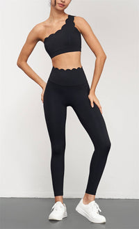 Helena Scallop High Waist Leggings