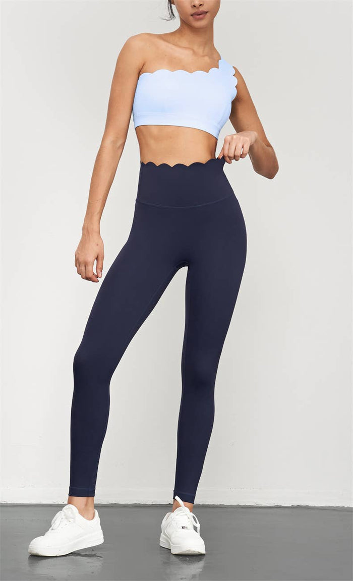 Helena Scallop High Waist Leggings