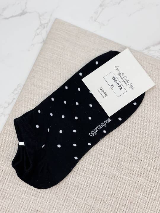 Polka Dot Low Cut Socks