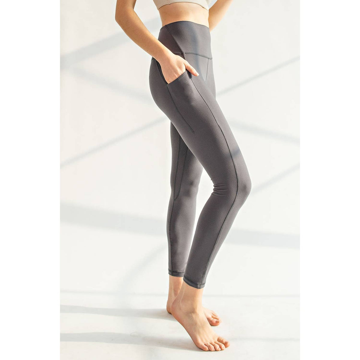 BUTTER YOGA PANTS WITH SIDE POCKETS
