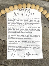Story Ornament - Cancer - A Journey of Love & Hope