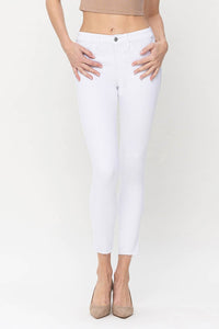 FLYING MONKEY - MID RISE CROP SKINNY JEANS