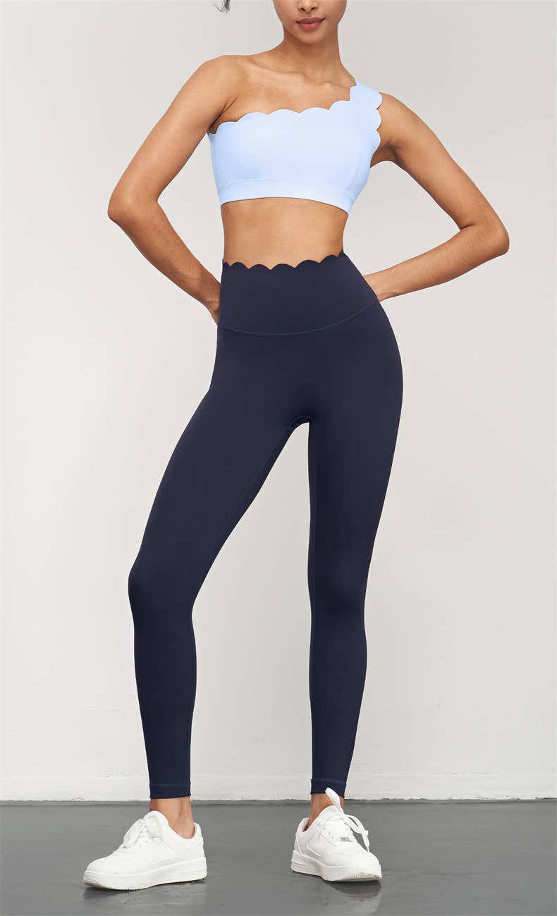 Helena Scallop High Waist Leggings