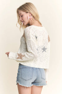 CESW3732 - LIGHTWEIGHT STAR SWEATER TOP