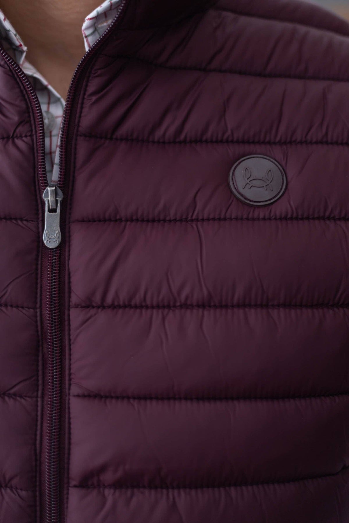 Maroon Padded Vest