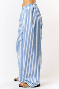 BP24018-1 STRIPED PAJAMA PANTS