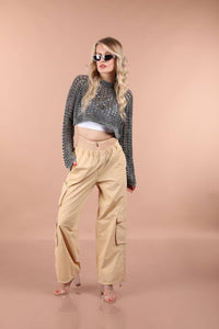 Fishnet Crop Top