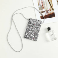 Sequined Mini Phone Sling Bag