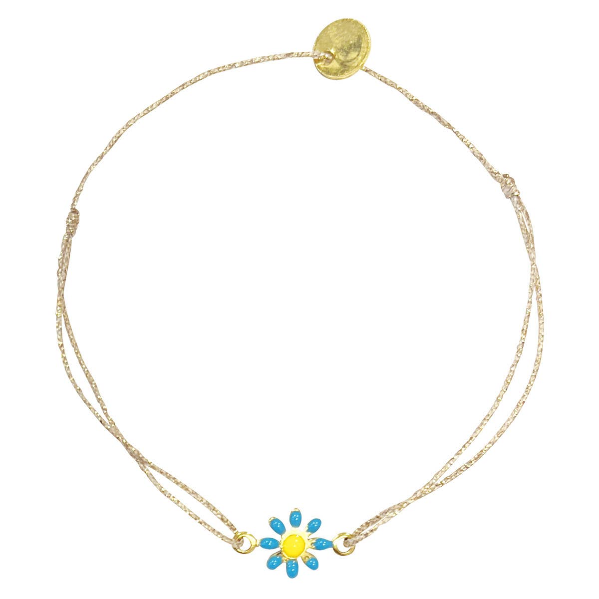 Daisy enamel flower bracelet (BLEO5)