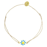 Daisy enamel flower bracelet (BLEO5)