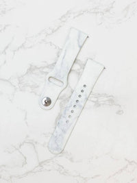 Marble Print Silicone Band For Samsung 40mm