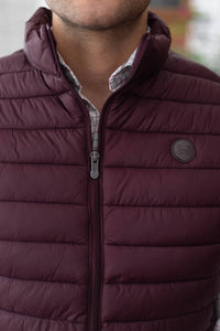 Maroon Padded Vest