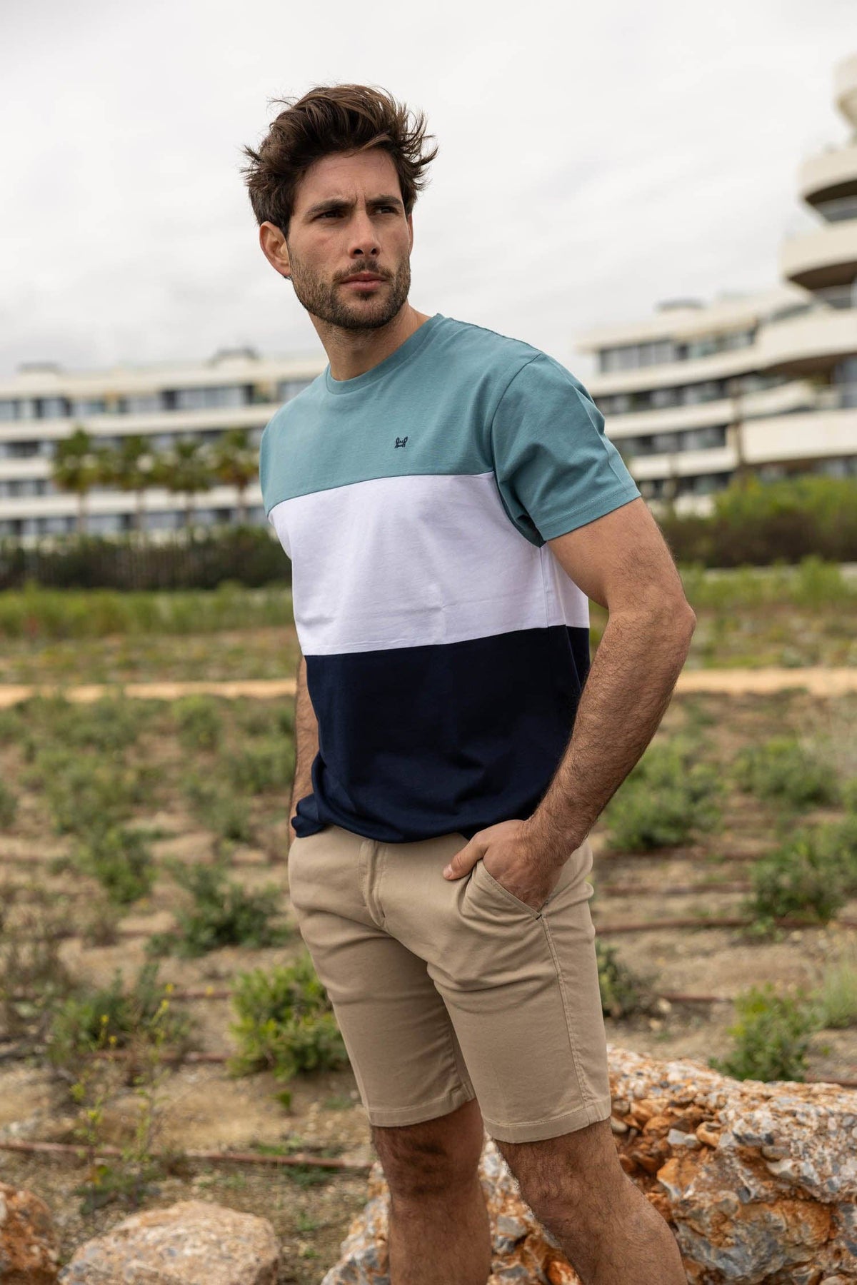 Priego Beige Shorts