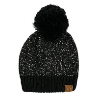 CC Sequin Pom Beanie