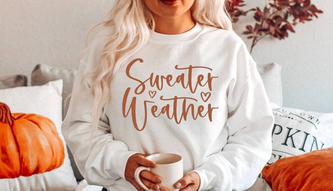 Sweatshirt T-Shirt Fall Theme 