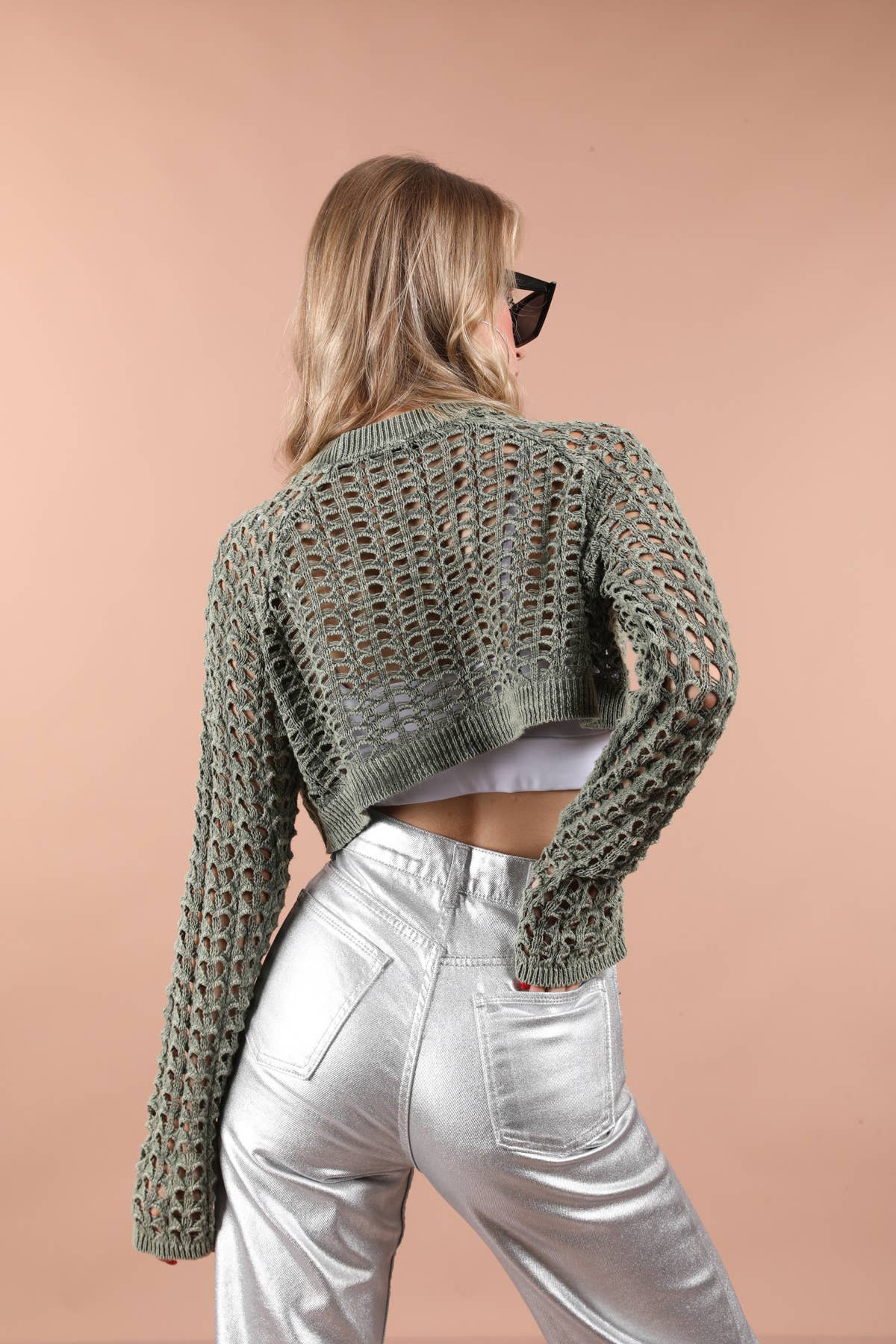 Fishnet Crop Top