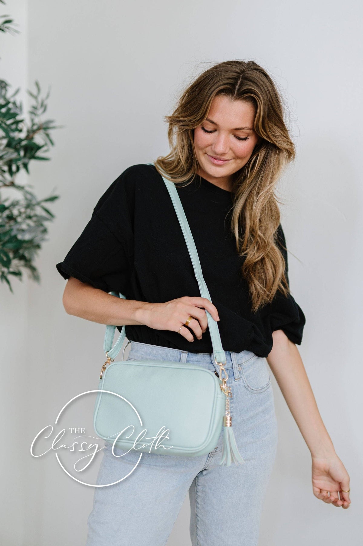 Clara Crossbody Bag R - Sea Glass - Flower Power RTS