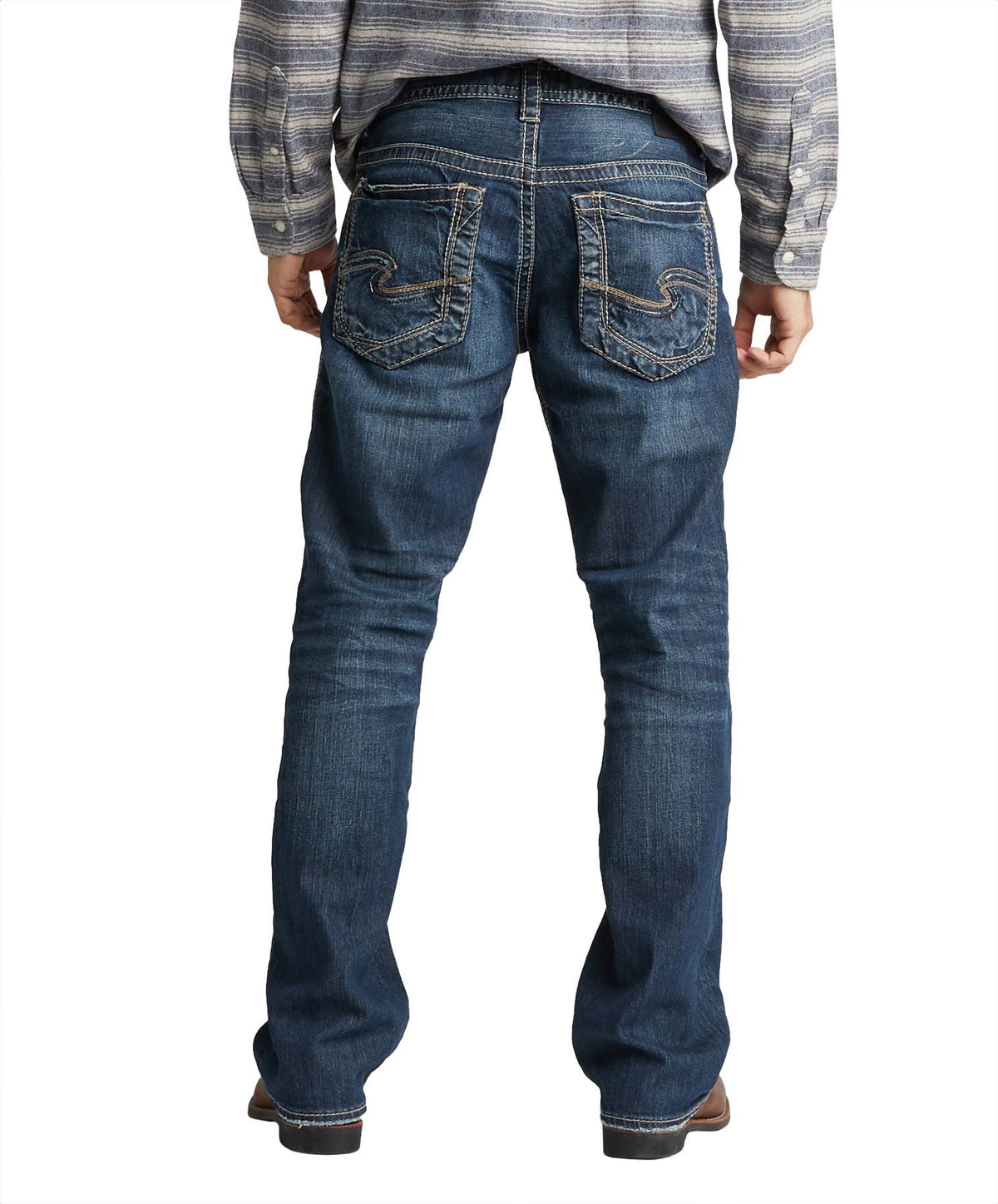 Silver Jeans Co. Men's Gordie Relaxed Straight Jeans SMC406