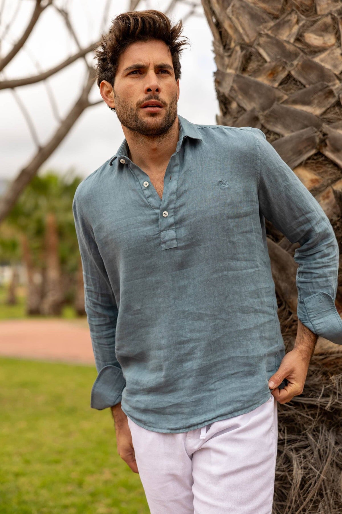Custi Mikelo Acid Linen T-shirt