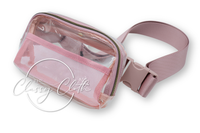 Stadium Clear Belt Bag - Blush RTS