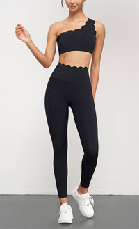 Helena Scallop High Waist Leggings