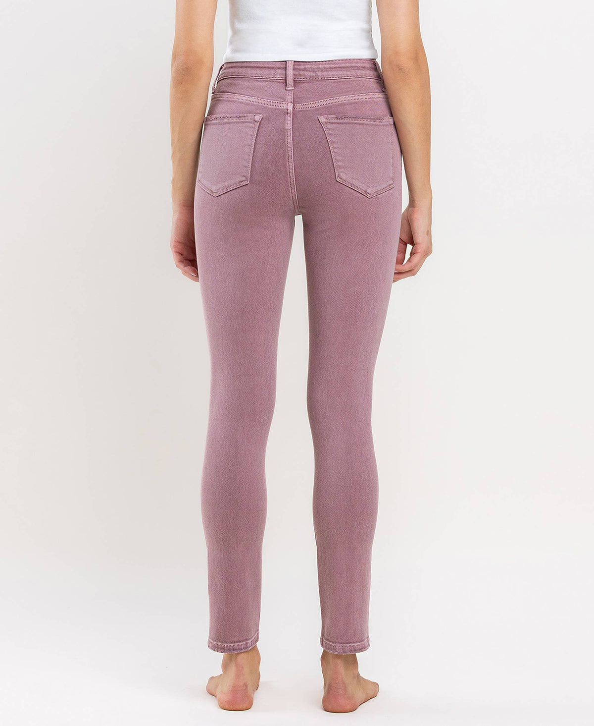 HIGH RISE ANKLE SKINNY JEANS V3499WMV