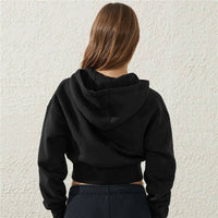 Casual Zip-Up Hoodie with Long Sleeves