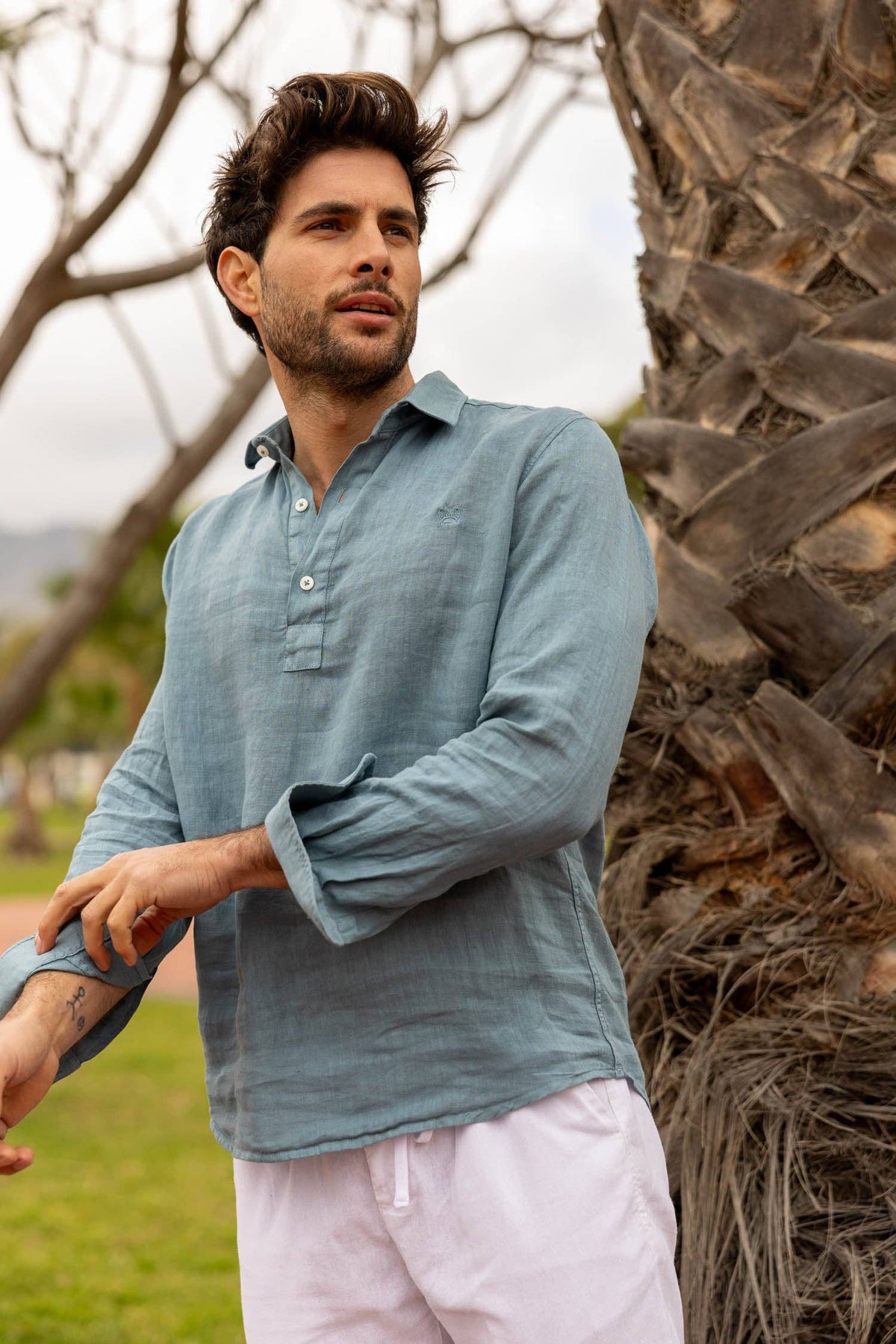 Custi Mikelo Acid Linen T-shirt