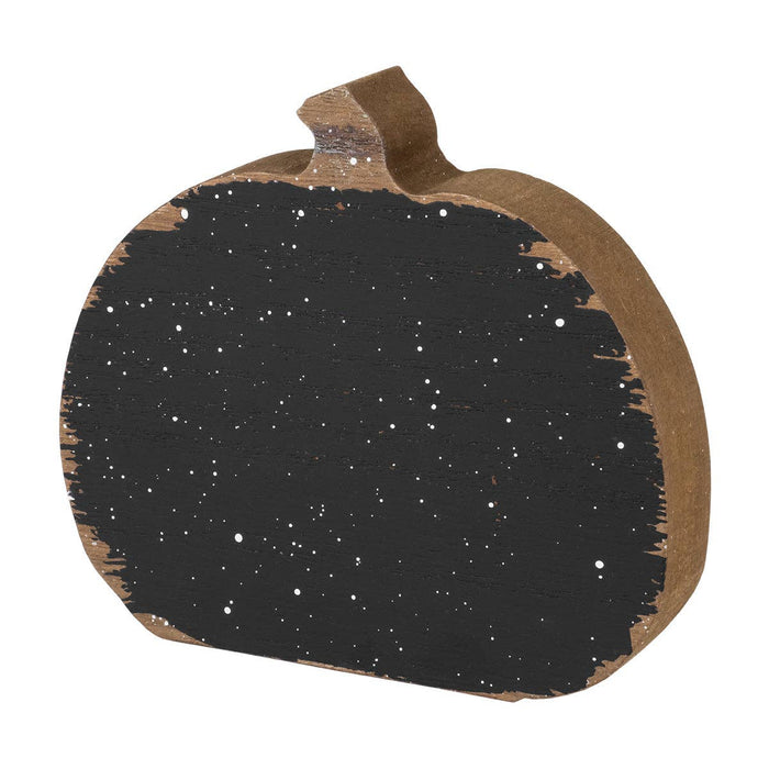 CA-4268 - Sm. Black Speckle Halloween Pumpkin