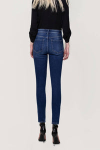 FLYING MONKEY - HIGH RISE FRONT SEAM CROPPED STEP HEM SKINNY JEANS