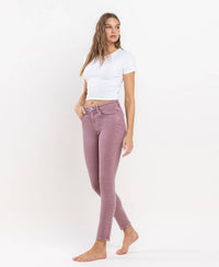 HIGH RISE ANKLE SKINNY JEANS V3499WMV