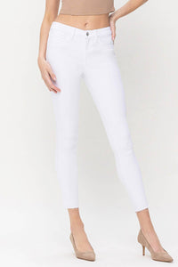 FLYING MONKEY - MID RISE CROP SKINNY JEANS