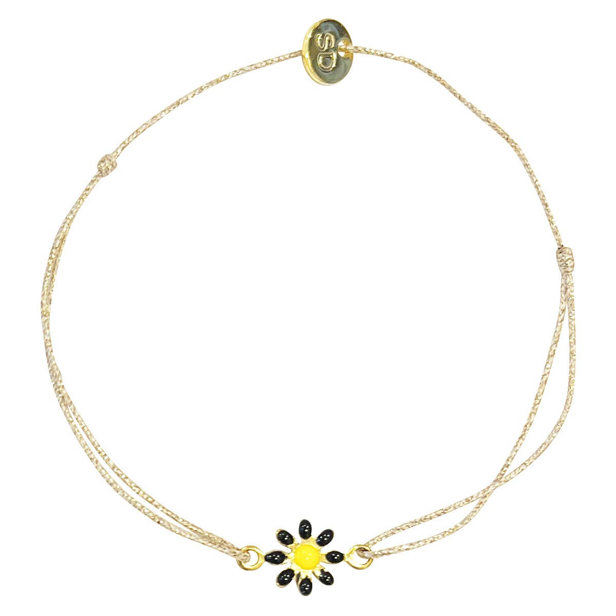 Daisy enamel flower bracelet (BLEO5)