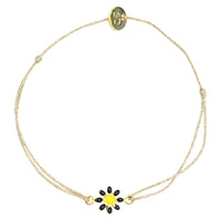 Daisy enamel flower bracelet (BLEO5)