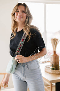 Clara Crossbody Bag R - Sea Glass - Flower Power RTS
