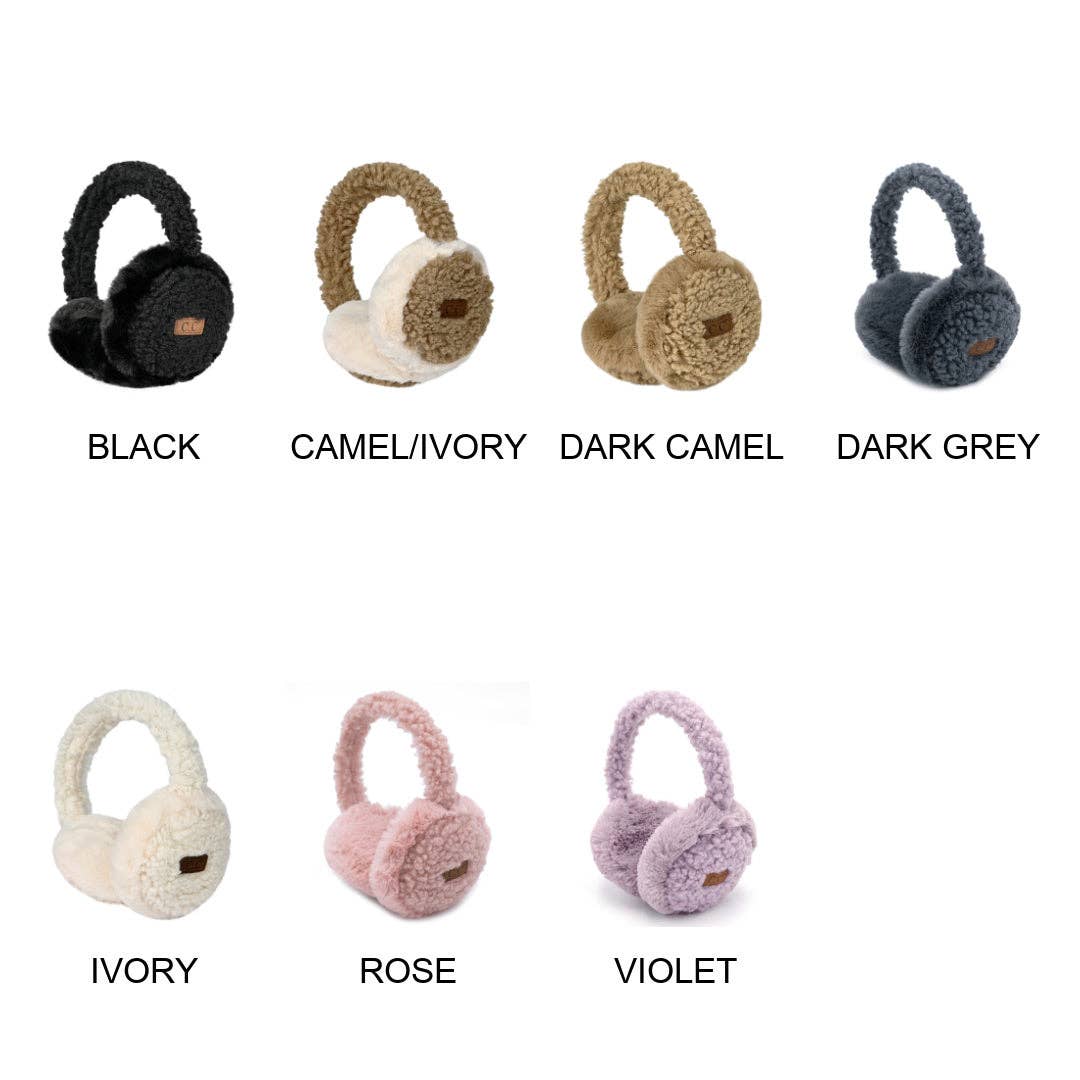 CC Faux Fur Sherpa Earmuffs