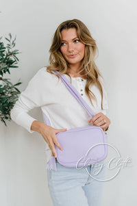 Clara Crossbody Bag R - Lavender - Boho Vibes RTS