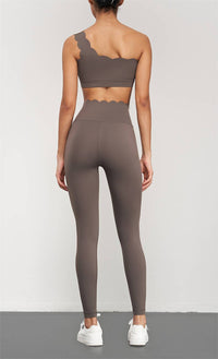 Helena Scallop High Waist Leggings