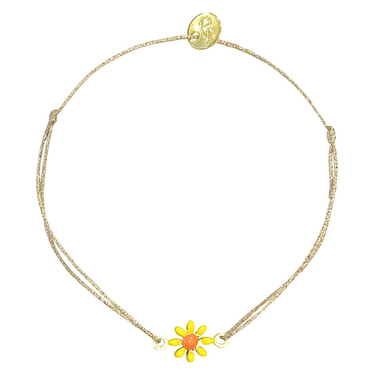 Daisy enamel flower bracelet (BLEO5)
