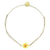 Daisy enamel flower bracelet (BLEO5)