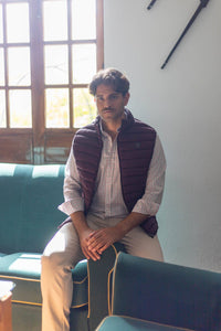 Maroon Padded Vest
