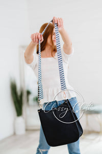 Eye Candy Crossbody Purse - Distressed Navy - Nvy Wte ZigRTS