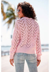 LASCANA Women's Open Knit Sweater