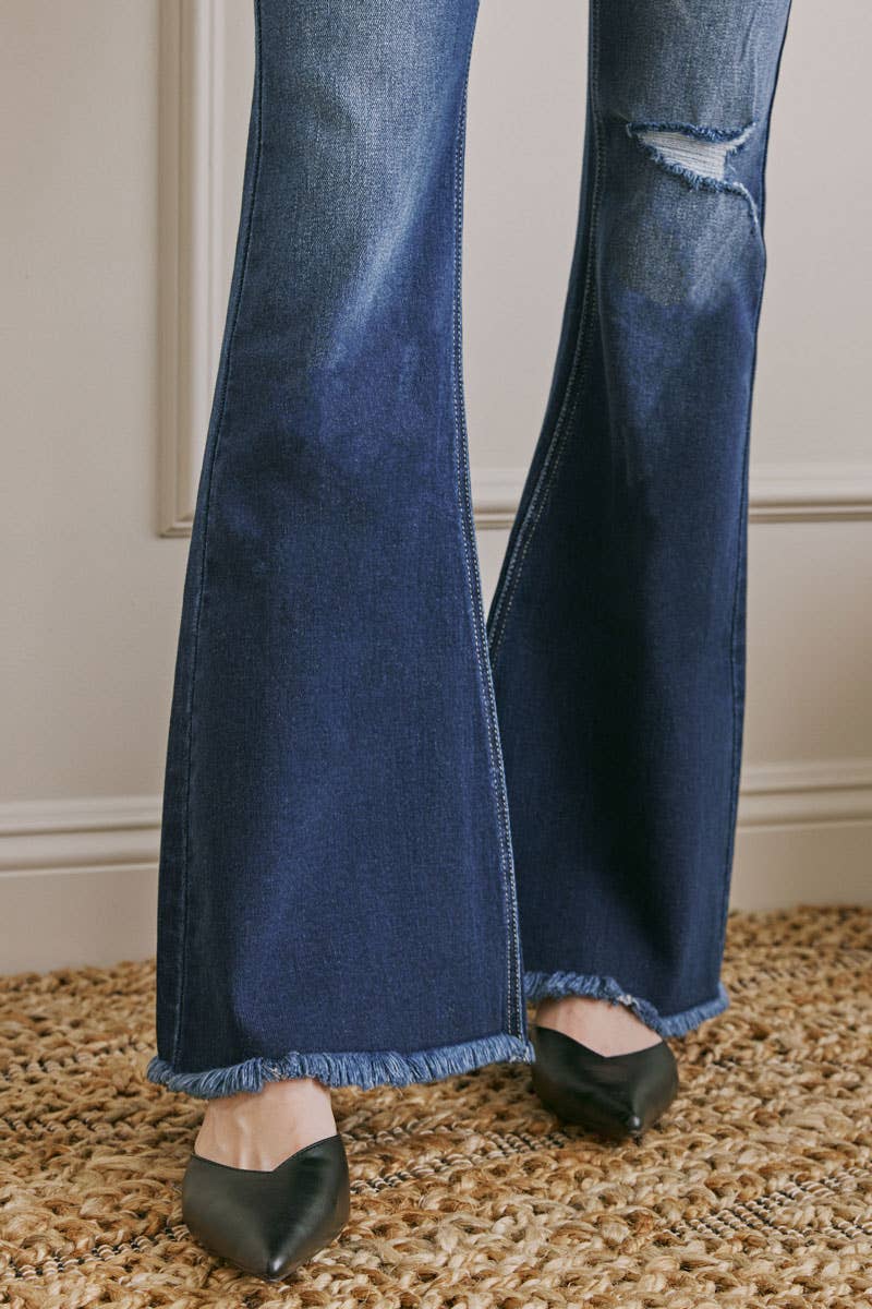 Kan Can High Rise Flare Jeans