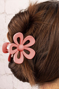 Sweet Hollowed Flower Shape Claw Clip