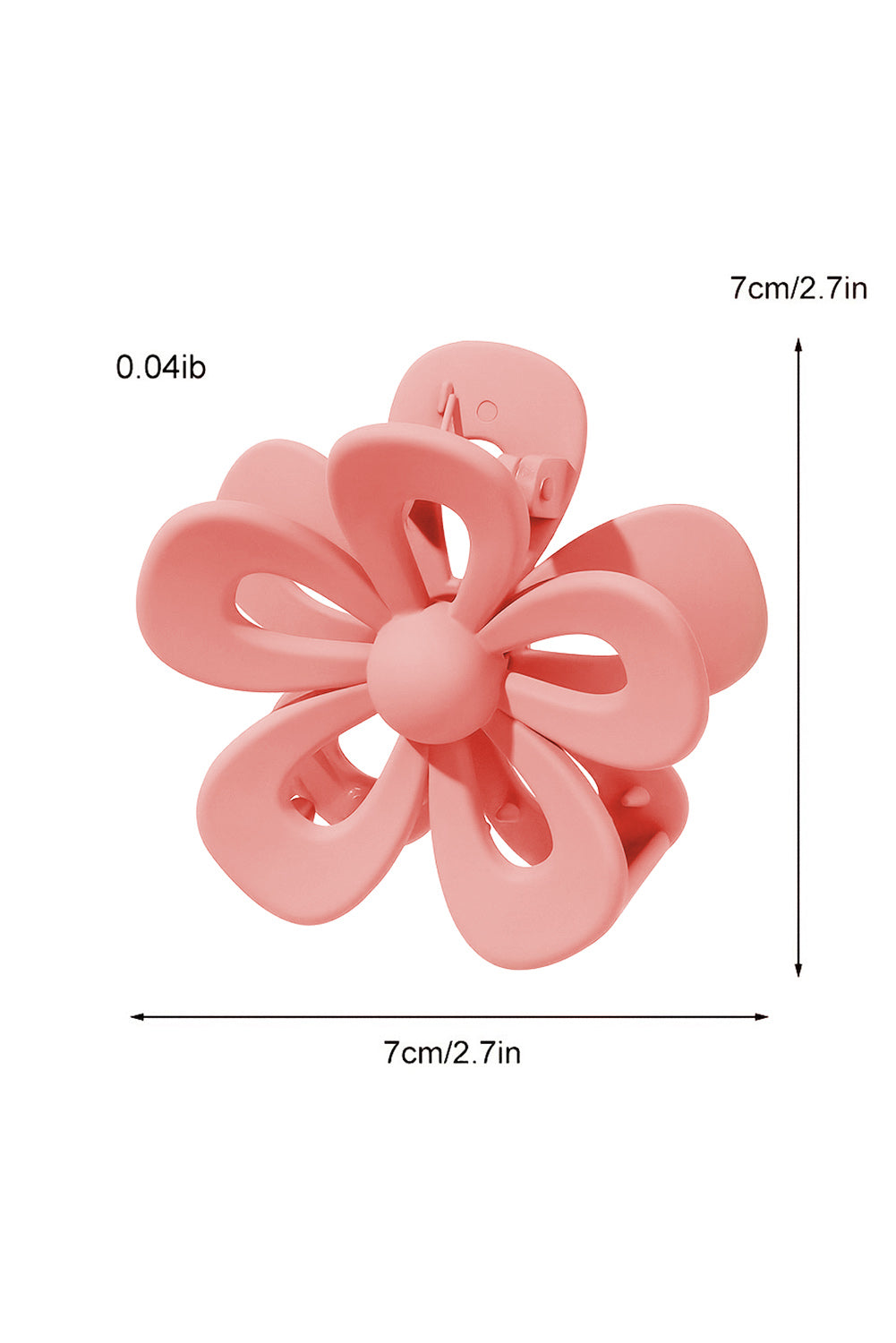 Sweet Hollowed Flower Shape Claw Clip