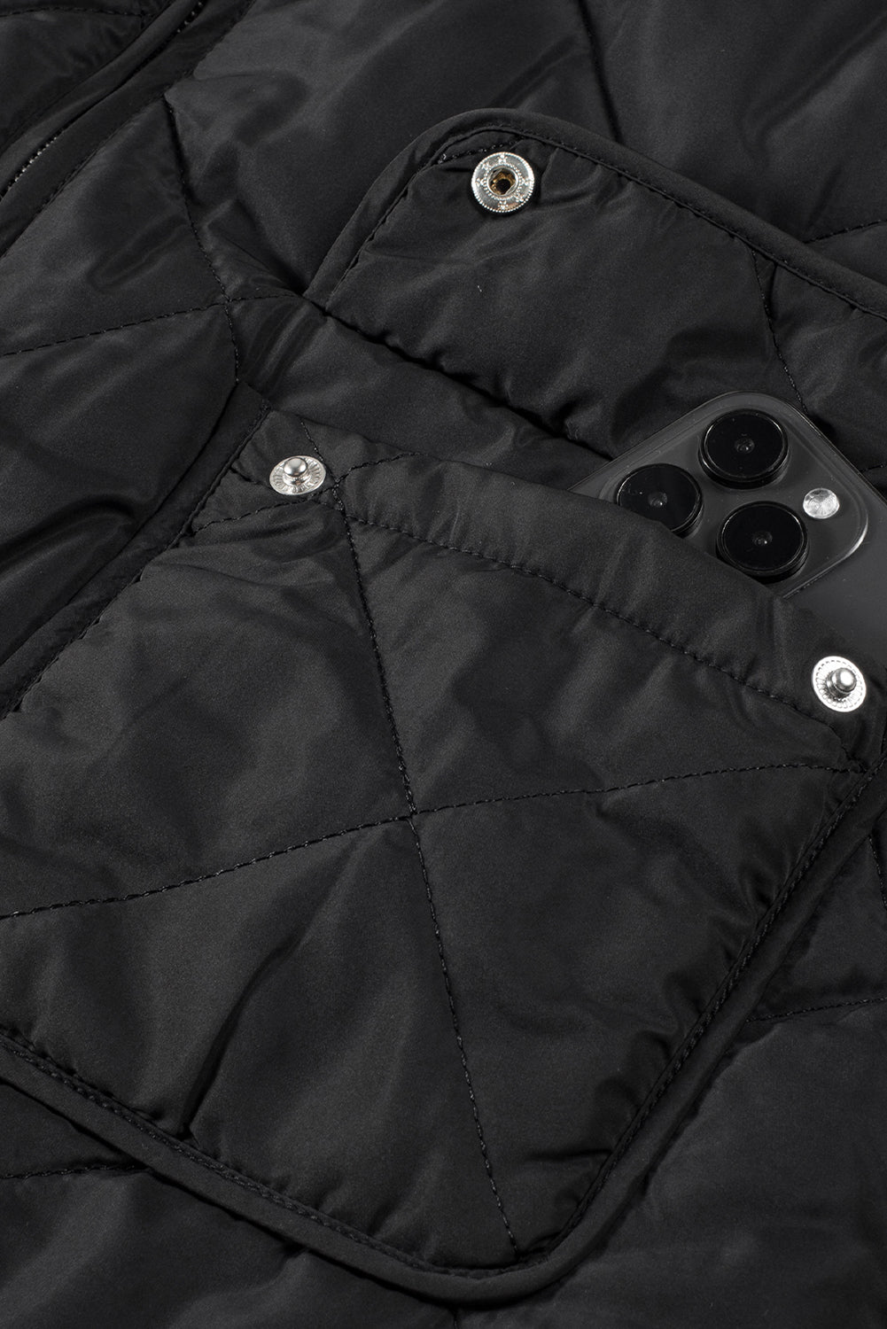 Fleece Lined Quilted Vest.